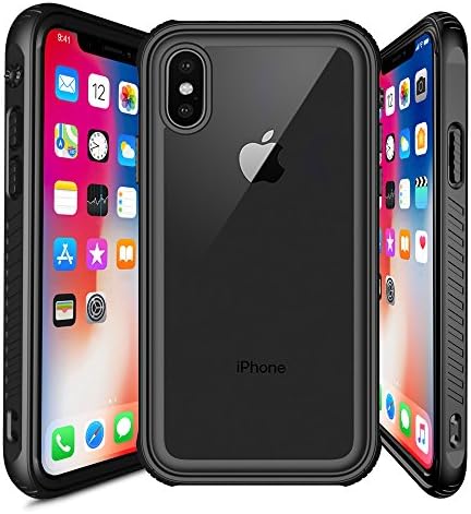 iPhone X Case,Zisure Shock Proof Light Weight Clear Cases for iPhone X 2017(Black)