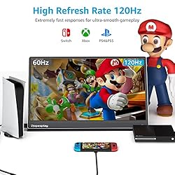 Dopesplay 120Hz Portable Monitor Built-in