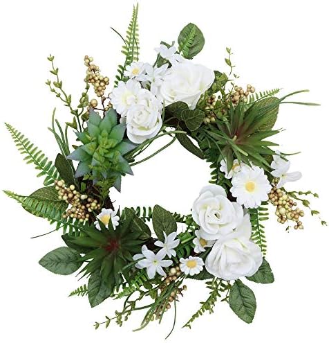 Valery Madelyn リース 春 壁掛け 玄関飾り直径40cm 北欧風 永遠枯れない花 飾り付け おしゃれ ゴージャス Salenew大人気 人気 記念日 プレゼント 母の日 父の日 昇進 ギフト 誕生日 先生の日 バレンタインデー