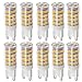 iLampens LED Replacement Light Bulb - 5W LED Bulb 52pcs 2835 SMD AC 120V 280-300 Lumen Warm White Replacement Halogen G9 Corn Light Bulb Interior Fixtures Equivalent, 10-Pack