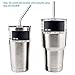 Stainless Steel Straws Wide Reusable Drinking Metal Straws for 30oz 20oz Tumbler length 10.5