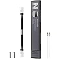 Spinning Pen - Gradient Field Black-Silver, Rolling Finger Rotating Pen for Beginners, Gaming Trick Pen Mod, Smooth Rolling Trick Pen Ideal for Learning Pen Spinning, Stress Relief for Teens