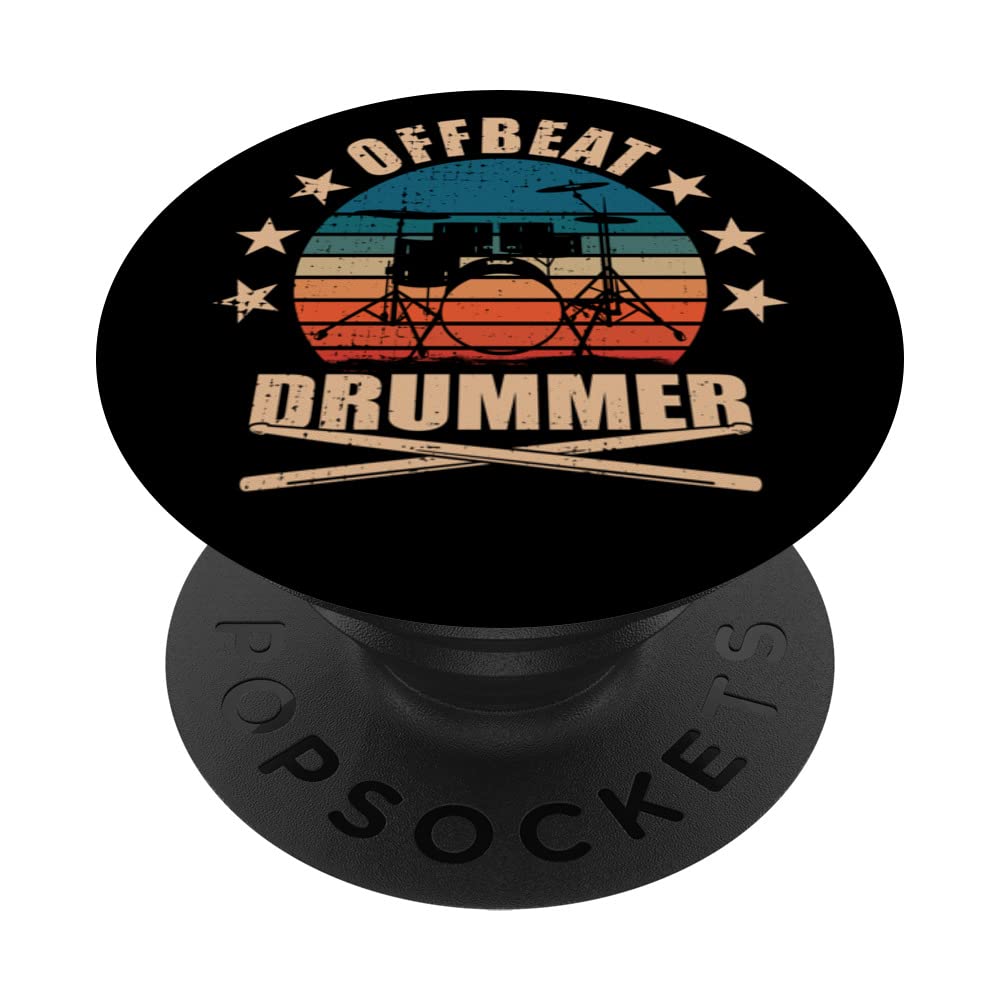 Offbeat Drummer PopSockets Swappable PopGrip