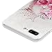 iPhone 7 Plus Case Clear Bling, MOLLYCOOCLE Crystal Clear Transparent Handmade Bling Shiny Crystal Diamond Design PC Hard Shell Full Protective Case Cover for iPhone 7 Plus 5.5 inch - Skull Crown