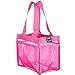 YaeloDesign Shower Caddy Portable Bathroom Mesh Tote Organizer with 7 Storage Compartments Pink