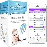 Easy@Home Ovulation Test Strips, 25 Pack Fertility Tests, Ovulation Predictor Kit, FSA Eligible, Powered by Premom Ovulation