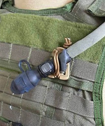 CooBigo Web Dominator Tactical Backpack Clip – Elastic Rodeo For Your Hydration Tube