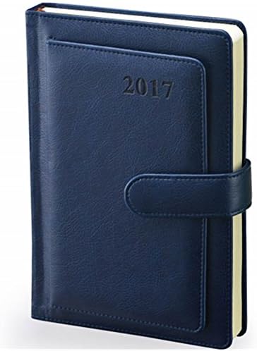 LPKOFFICE 2017 Diary, dated notebook, Journal with card holder and magnat closure, 336 sheets ivory paper