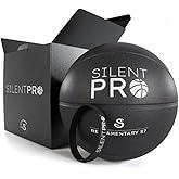 Silent Basketball – Black Mamba – Size 7 (29.5") – Quiet Indoor Dribbling – Premium Foam Basketball, Exact Shape – Certified Child Safe – Soundless, Noiseless Indoor Play