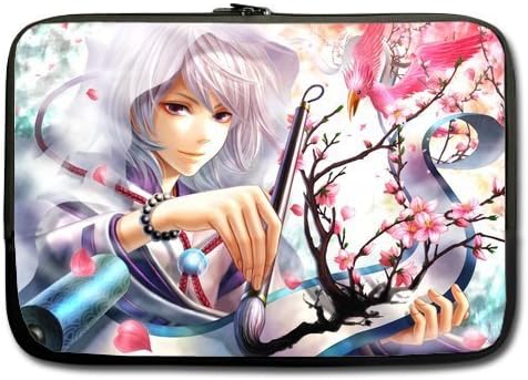 deardaling Anime Custom Soft Laptop Sleeve Case Notebook Computer Bag Case Cover Without HandleInch 15.6inch(Twin Sides)