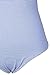 CUPSHE Women's So Breezy Stripe Lace Up One-Piece Swimsuit Beach Suiting Medium Blue