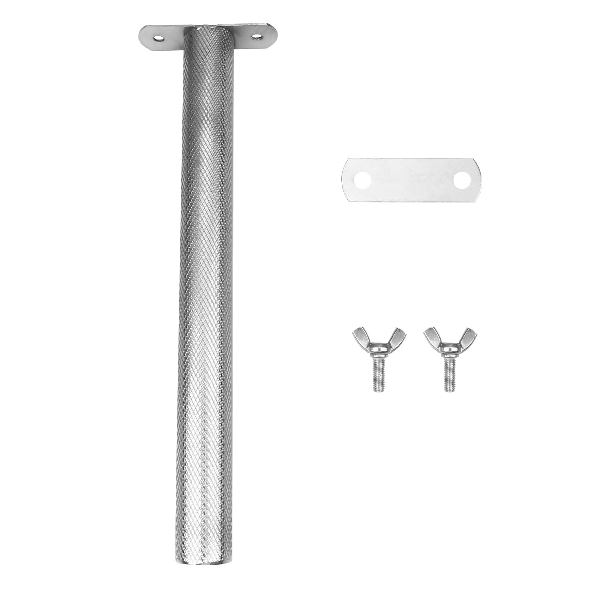 Ipetboom 1PC Bird Perch Stainless Steel Stand Parrot Perches Stand Parrot Rod Grinding Claws Trimming Beak Nails Grinding Stick Exercise Platform for Small Parakeets Cockatiels bird