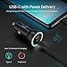 Car Charger, Latest USB-C adapter Metal Dual Car Adapter with Power Delivery Tech Fast Charging for iPhone X/ 8/ 7/ 6s/ Plus, iPad Air 2/ mini 3, Galaxy S9/ S8/ S7 Edge, Note 8/ 5/ 4, LG, HTC - Black