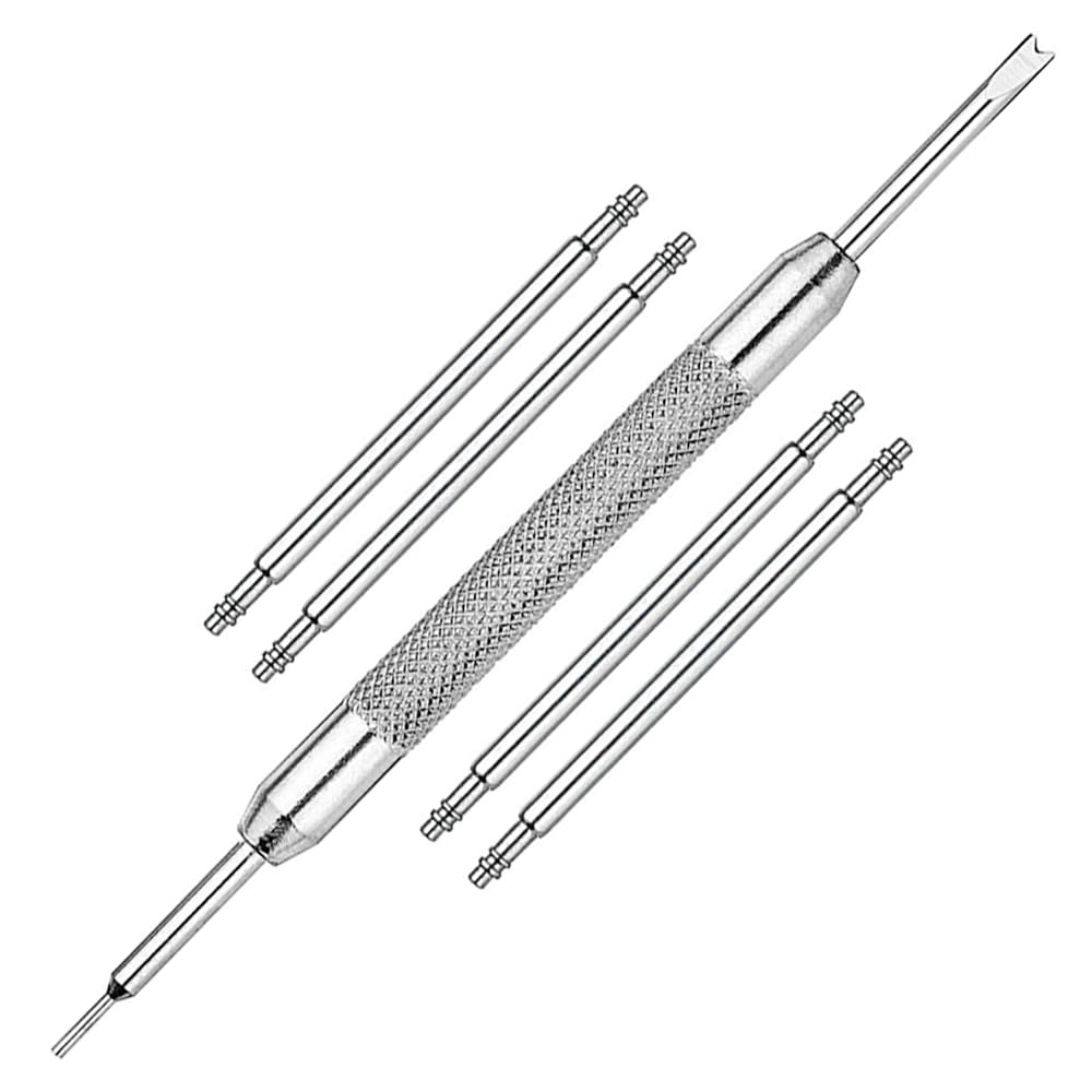 MMOBIEL Watch Band Heavy Duty Spring Bar 4 Pack Stainless Steel Watch Band Pins, Diameter 1.8mm INCL Removal Tool, 22 mm