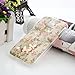 S5 Case,Galaxy S5 Case - Mavis's Diary 3D Handmade Bling Crystal Cute Butterfly Sparkle Glitter Diamonds Fashion Floral Pink Flowers Design Hard Cover for Samsung Galaxy S5 I9600 2014 with Clean Cloth