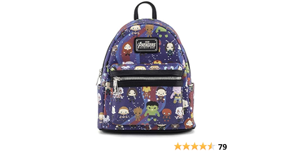 loungefly marvel avengers infinity war chibi mini backpack