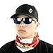 Hoo-Rag Florida State Flag Neck Gaiter Facemask and Bandana in One with UV Sun Protection