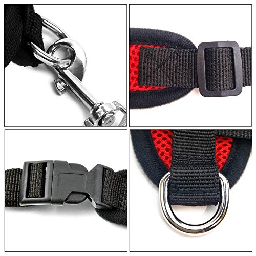 image for INVENHO Mesh Harness with Padded Vest for Puppy and Cats No Choke Desi