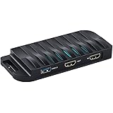TreasLin HDMI Game Capture Card, 4K Video Capture Card, USB3.0 HDMI Live Stream with Mic Remix Input and HDMI Passthrough for