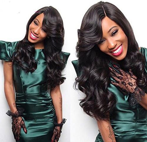 8A Brazilian Hair Bundles Body Wave Human Hair Bundles Unprocessed Brazilian Hair Extensions Natural Color Brazilian Virgin Hair Body Wave Mixed Length (12 14 16)