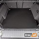 Travall Liner Compatible with BMW X5 (2006-2018) Also for BMW X5 M (2010-2018) TBM1049 - All-Weather Black Rubber Trunk Mat Liner