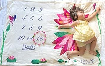 Amazon Com Baby Monthly Milestone Blankets Large 40x60 Luxury Amazon Com Baby Monthly Milestone Blankets Large 40x60 Luxury
