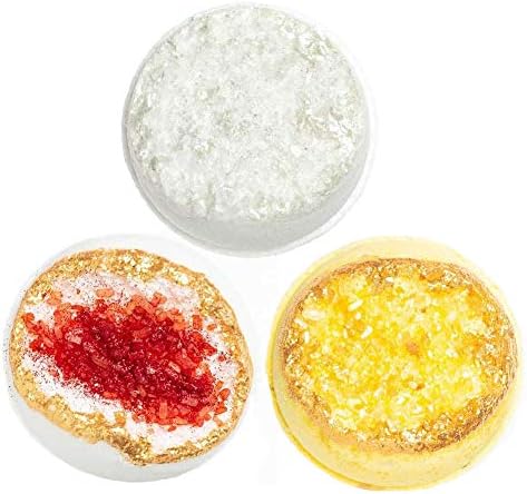 Crystal Energy Druzy Geode Bath Bomb Bundle Moonstone, Garnet and Citrine