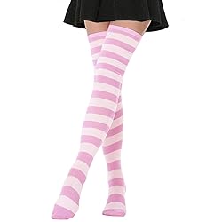 AQOKKA 1 Pairs Extra Long Thigh High Socks for