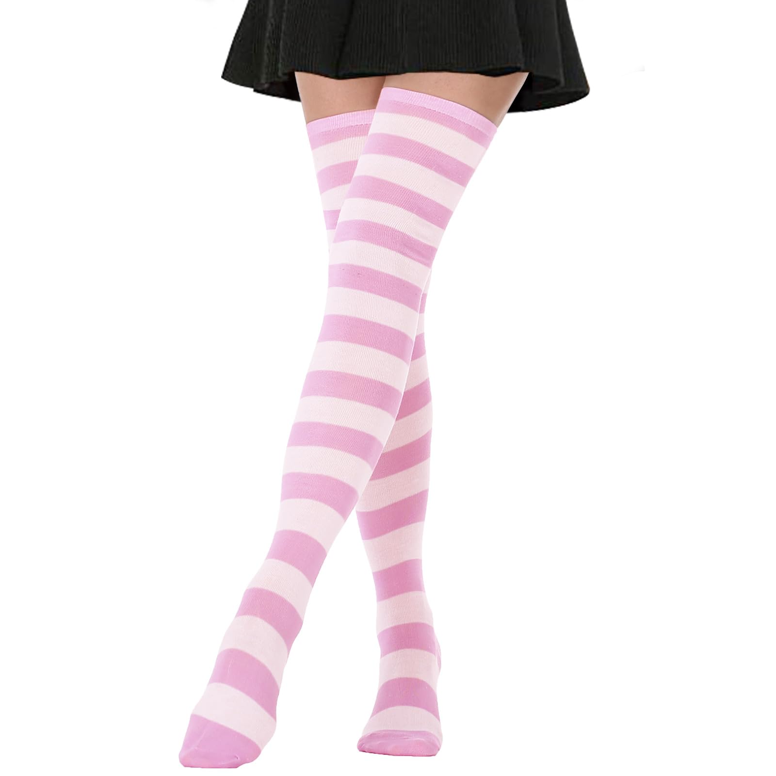 AQOKKA 1 Pairs Extra Long Thigh High Socks for