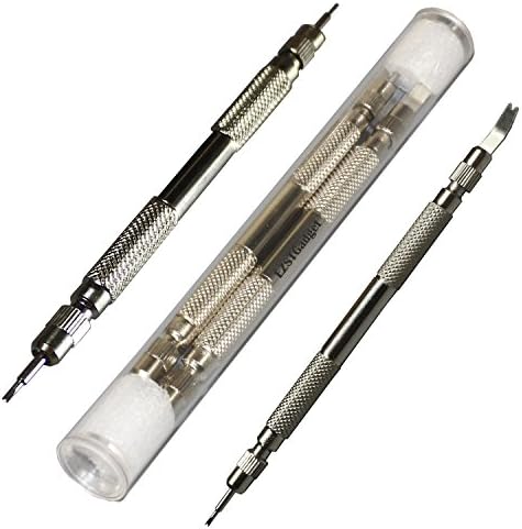 EZSTGadget 2 PCS/Pack 5.3 Inch Professional Stainless Steel Spring Bar Link Pin Remover Tool Set for Watch Wrist Bands Strap Removal Repair Fix Kit