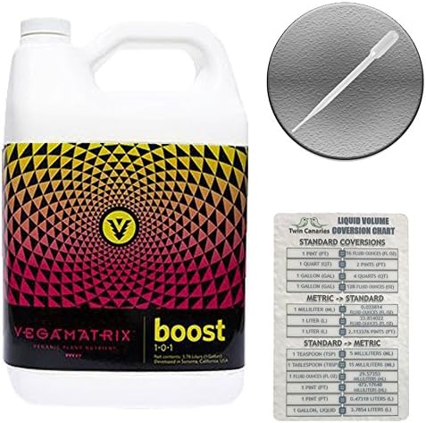 VEGAMATRIX BOOST + TWIN CANARIES CHART &amp; PIPETTE - 1 GALLON