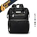 SoHo Collections,Wide opening diaper bag backpack 6 pcs set (Classic black)