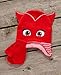 Toddler PJ Masks Owlette Knitted Mitten Hat Set Red