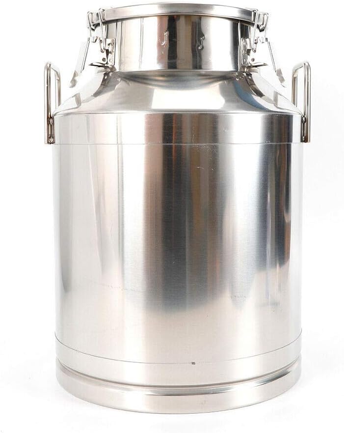 Milk Can, 50 Liters Stainless Steel Milk Bucket Container
