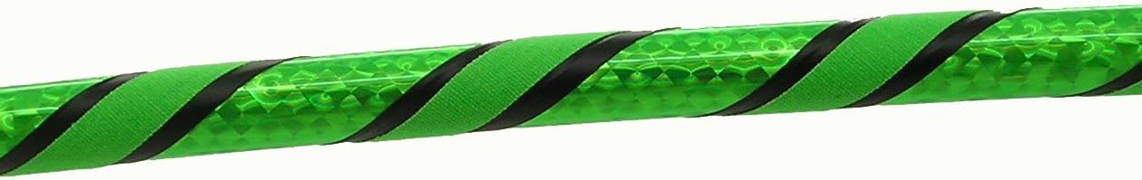 Hooping4Life XSmall (30") Child's weighted (400g) Holographic Green and Fluorescent Green exercise & dance Hula Hoola Hoop