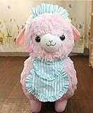 New Pink 45cm Arpakasso Alpaca Plush Toy Cafe Waiters and Maids