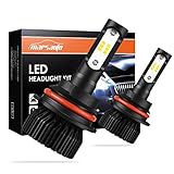 Marsauto 9007 HB5 LED Headlight Bulbs High and Low Beam 24 CSP Chips High Lumens 6000K Cool White