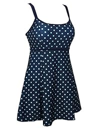 DANIFY traje de baño de una pieza con lunares para dama