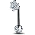 Xpircn 14G Titanium Christina Piercing Barbell VCH Bar Genital Jewellery