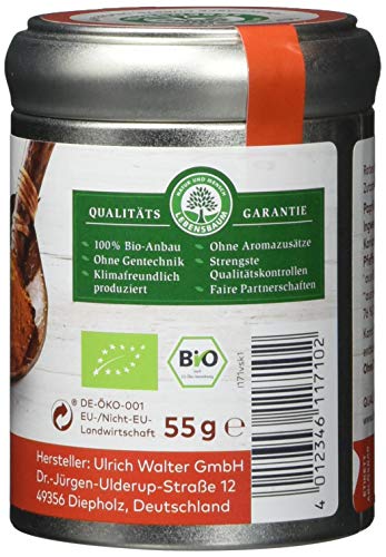 Lebensbaum Rotes Curry, Bio-Gewürzzubereitung für scharfe Currys, Gewürz-Mischung mit Paprika, Chili & Kurkuma für… – Bild 3