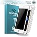 Klearlook [Privacy Series] Anti-Spy iPhone 7 Plus iPhone 8 Plus Tempered Glass Screen Protector and Back Carbon Fiber Film for Apple iPhone 7 Plus, iPhone 8 Plus White Frame (1+1 Pack)