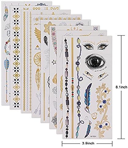 Temporary Tattoo Sticker , 1 Sheets Per 21 cm x 14.8 cm