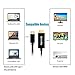 Amiroko USB C to HDMI Cable 6FT, USB 3.1 Type C (Thunderbolt 3 Compatible) to HDMI 4K Cable for MacBook Pro 2016, MacBook 12