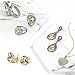 Bling Jewelry Sterling Silver Round Champagne CZ Double Cable Ring