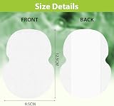 LOPHE 40Pcs Armpit Sweat Pads Underarm Sweat Patches Invisible Ultra Thin view 3