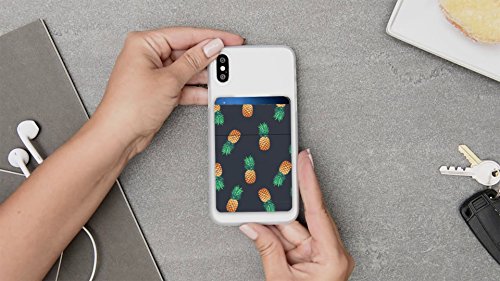 image for Cardly (Two) Stretchy Cell Phone Stick On Wallet Card Holder Phone Poc