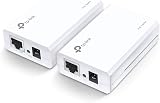 TP-Link TL-POE200 Power over Ethernet Adapter Kit - Single Cable Power Data view 1