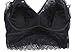 Intimate Portal Women Madison Lace Bra - Full Coverage Lightly Padded Wire Free Bralette Black 34C
