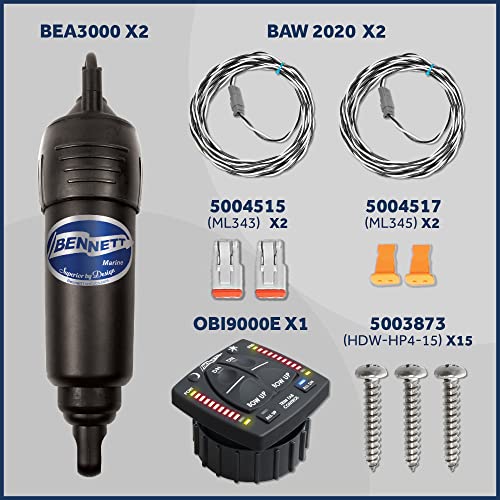 Bolt Electric Trim Tab System 12" x 12", Includes Integrated