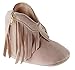 Kuner Baby Girl's Tassel Soft Bottom Non-Slip Warm Boots Toddler Shoes